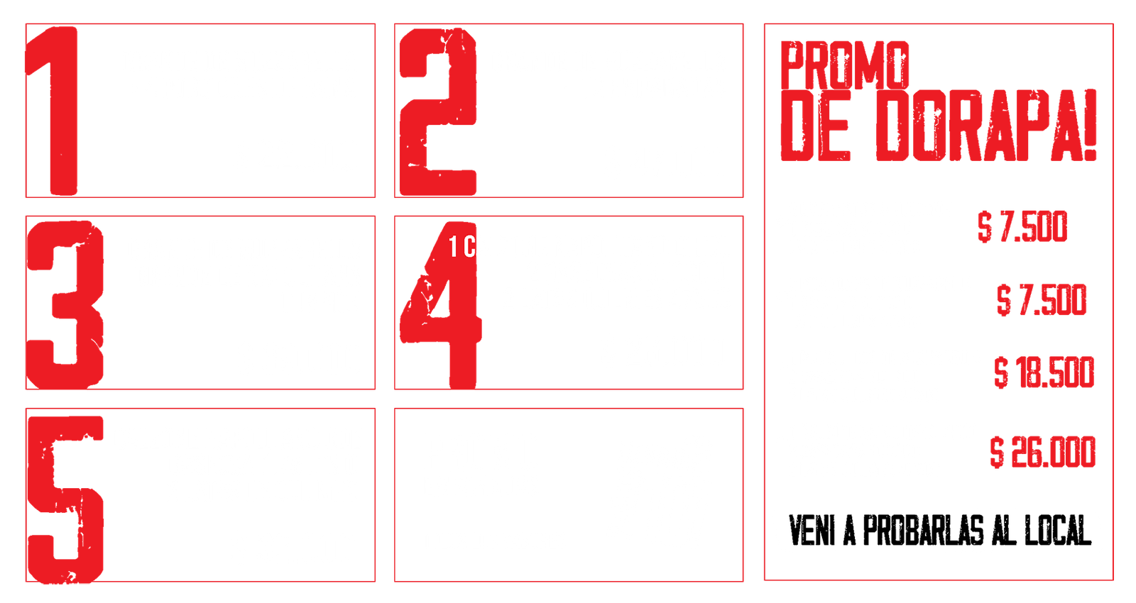 Promos OLI — Pizzas y Empanadas